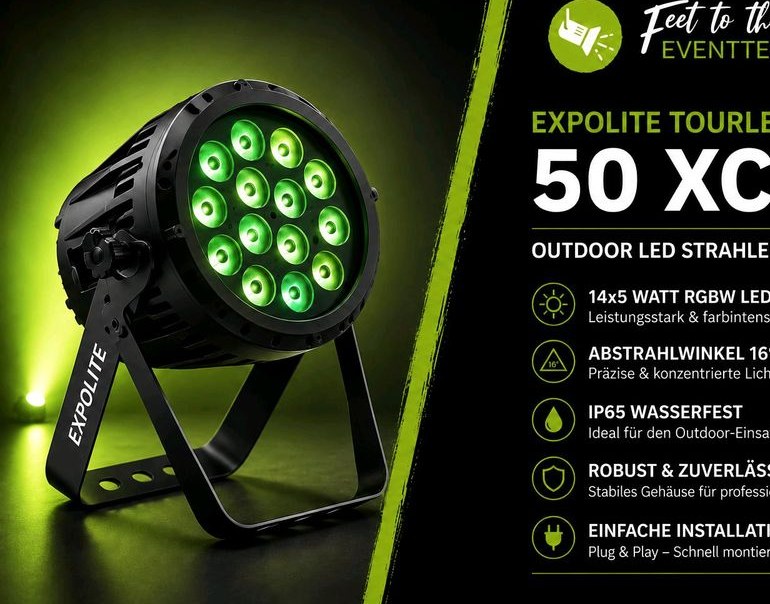 Expolite TourLed 50 XCR IP65 Outdoor Wasserfest mieten in Borgentreich