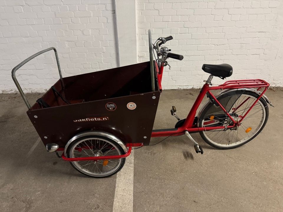 Bakfiets Cargo Trike classic mieten in Hamburg Stellingen – 3