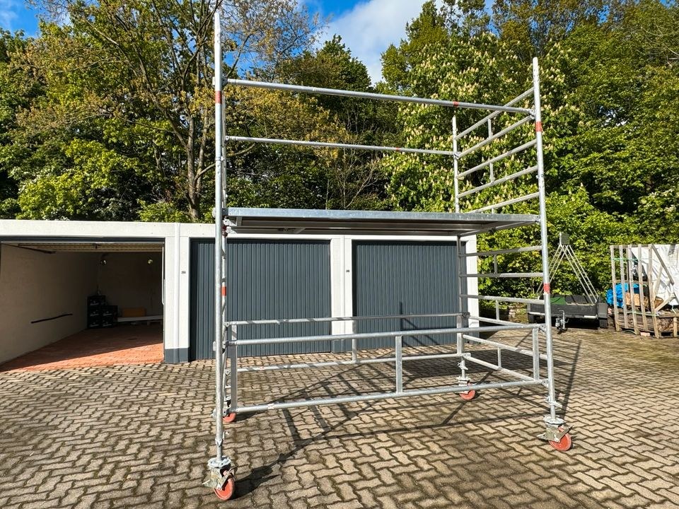 Alu Rollgerüst Layher Uni breit Gerüst 8,2m 24h mieten in Kamen – 2