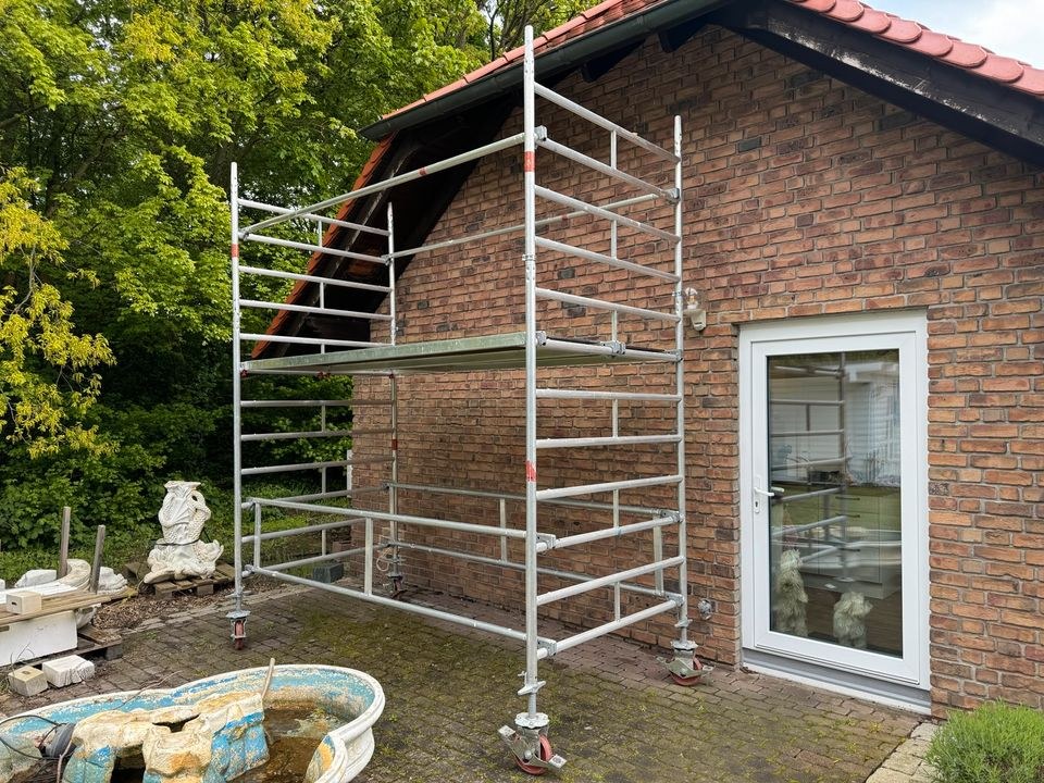 Alu Rollgerüst Layher Uni breit Gerüst 8,2m 24h mieten in Kamen