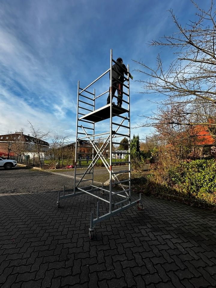 Gerüst Alu Rollgerüst 9,2 m Fahrgerüst 24h mieten in Kamen – 3