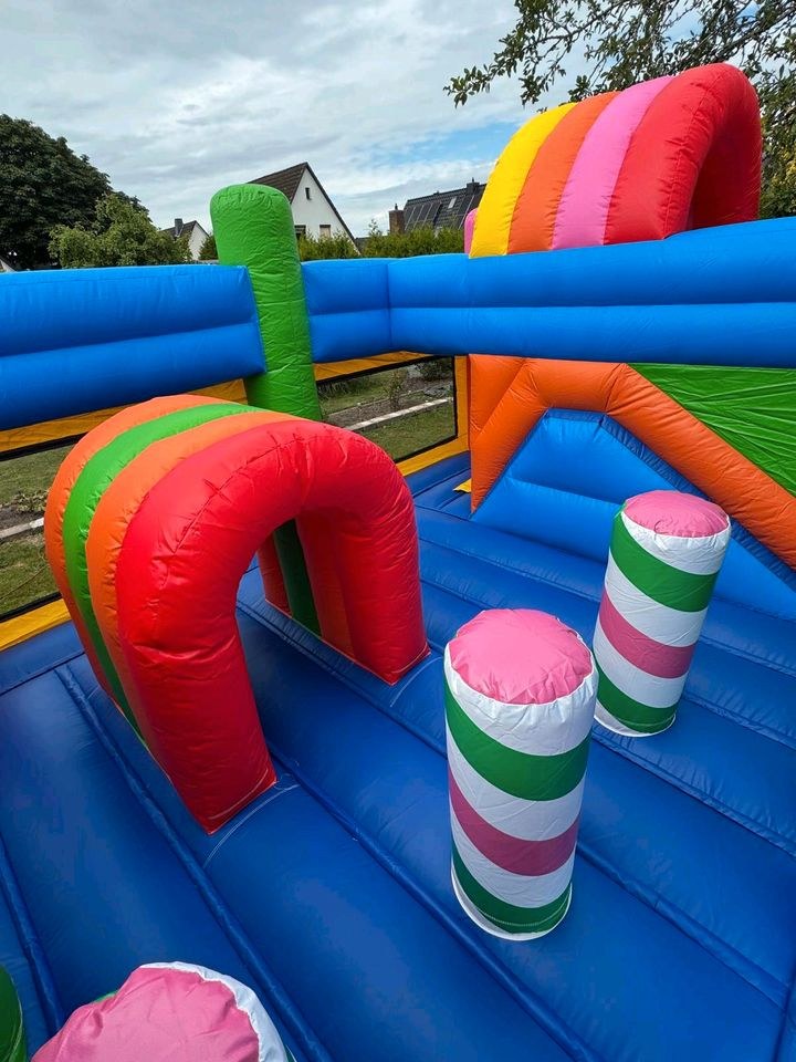 Hüpfburg Einhorn Rutsche mieten in Schiffdorf – 3
