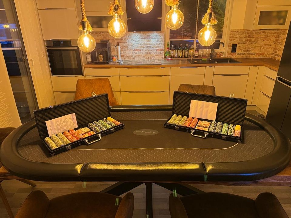 Poker Tischplatte 201x100cm Zubehör mieten in Rostock – 2