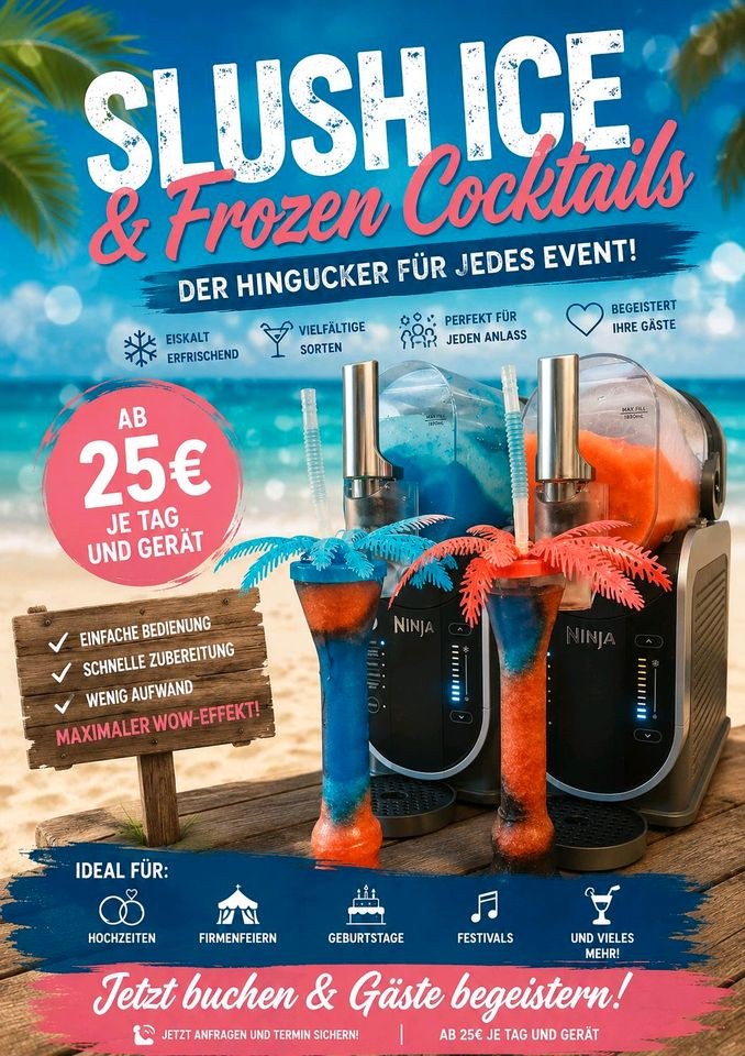 Slusheismaschine Slusheis Slush Eis Neuwied mieten in Anhausen