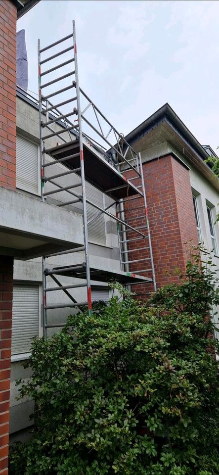 Rollgerüst 12M Höhe Lieferung mieten bei GERÜSTVERLEIH BÖRNERT