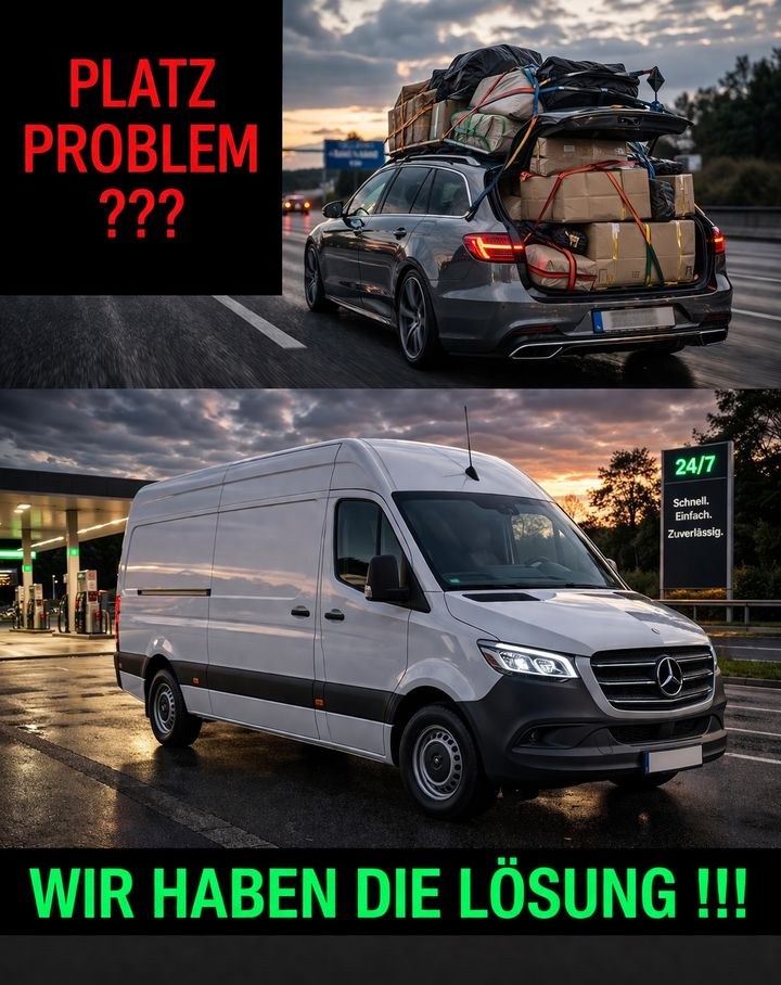 Transporter Umzug Möbeltaxi Sprinter mieten bei SK Solution