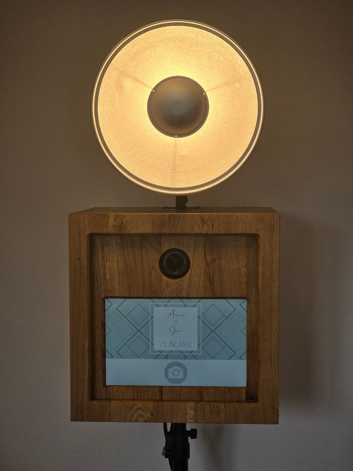 Fotobox Edle Vintage Holz inkl Sofortdruck mieten bei Hammerl Events – 3