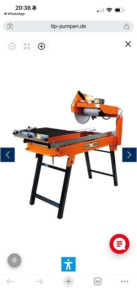 Steintrennmaschine CROSS TOOLS CSC 350 2000 PRO mieten