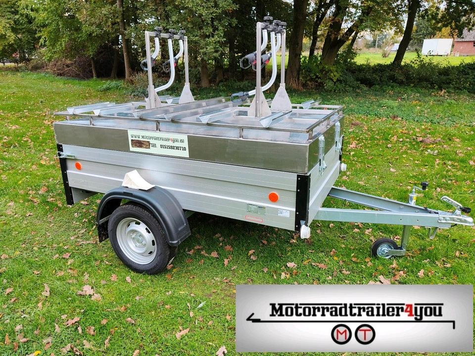 Fahrradanhänger E Bike Urlaubsanhänger mieten bei Motorradtrailer4you