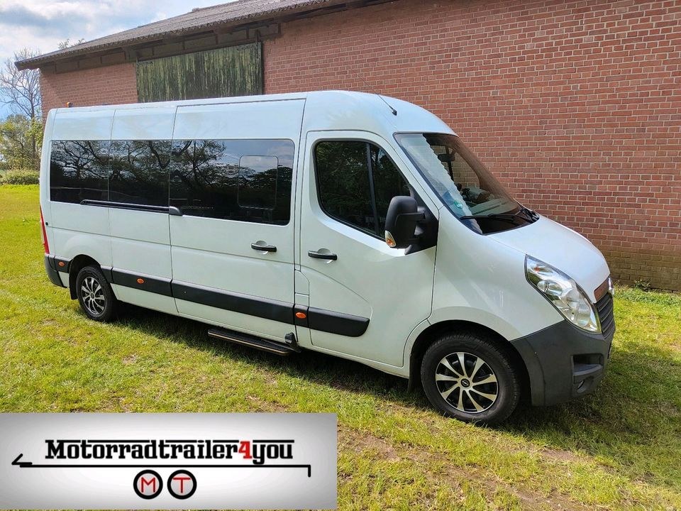 6 7 8 9 Sitzer Kleinbus Rollstuhl mieten bei Motorradtrailer4you