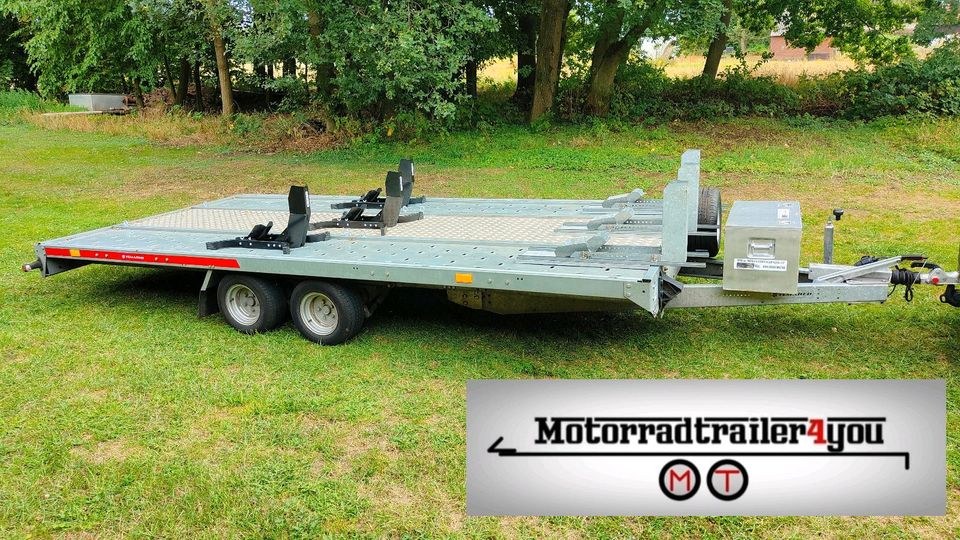 Motorradanhänger Trailer 3,4,5,6 Motorräder mieten in Bocholt