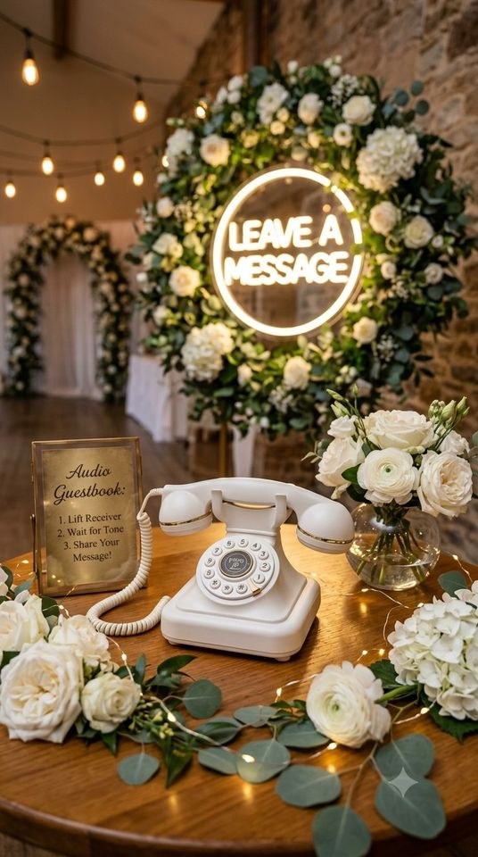 Audio Gästebuch Hochzeitstelefon Telefon Fotobox mieten in Walsum – 3