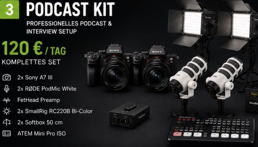 Kamera Video Equipment mieten bei Easy Rental – großes Bild für alle – 4
