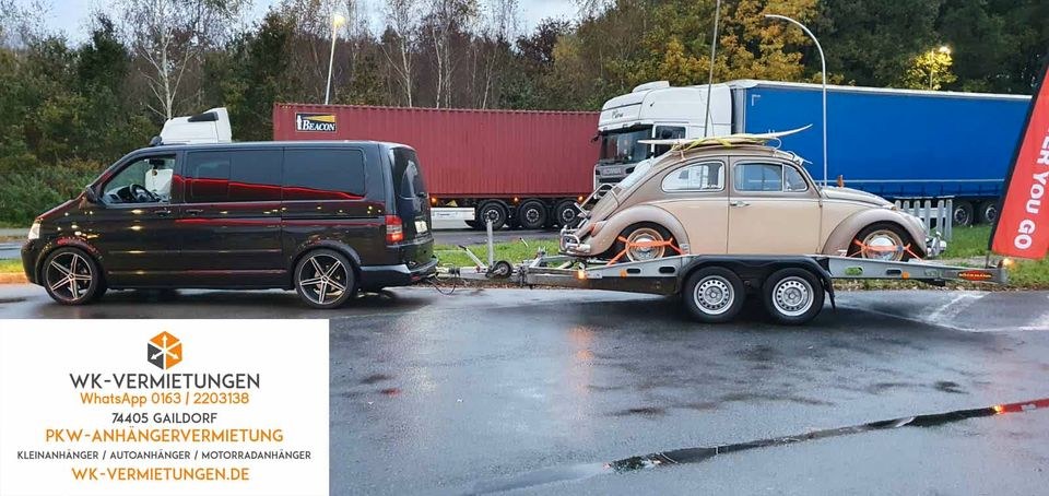 Autoanhänger 2700 kg mieten in Gaildorf – für den Fahrzeugtransport – 4