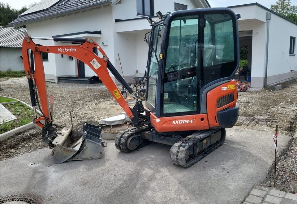 Bagger Kubota KX019 4 mieten bei Basti’s Baumaschinenverleih – 3