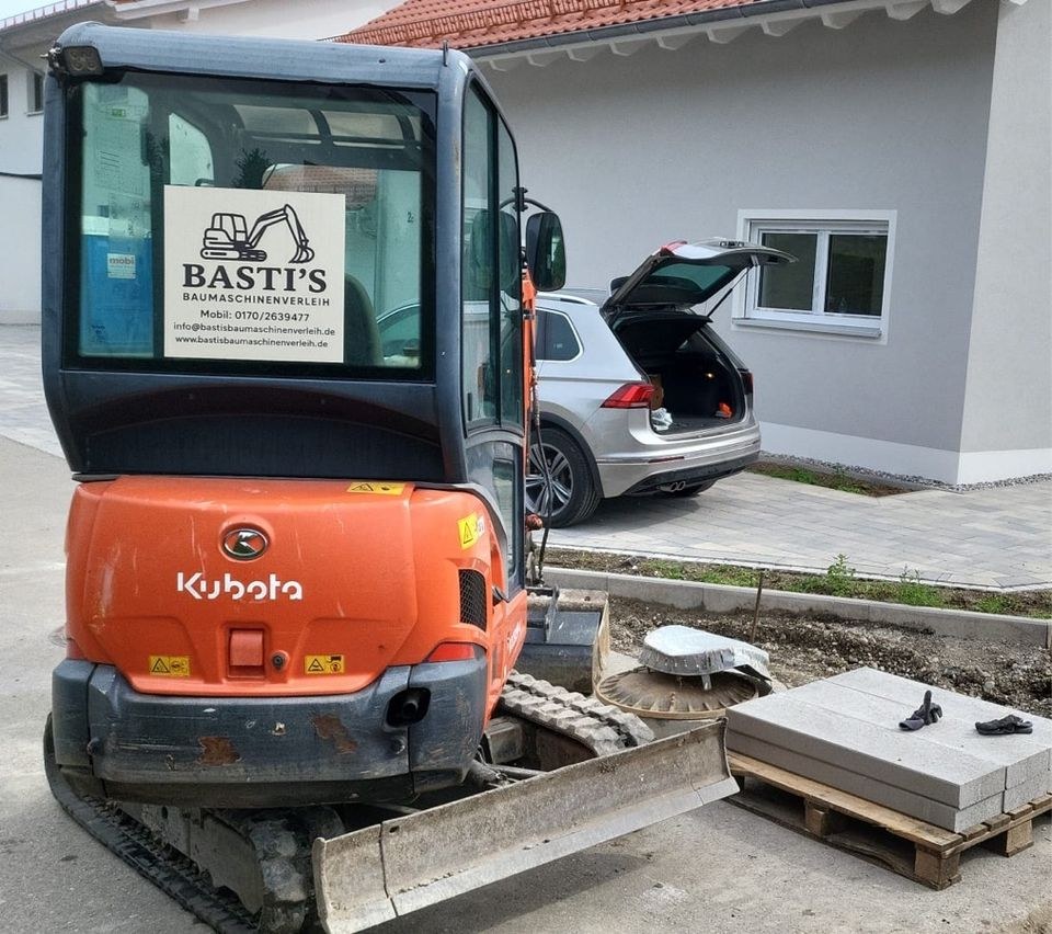 Bagger Kubota KX019 4 mieten bei Basti’s Baumaschinenverleih – 2