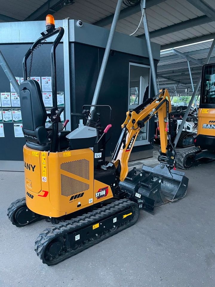 Minibagger SANY 1,0to mieten bei Basti’s Baumaschinenverleih – 4