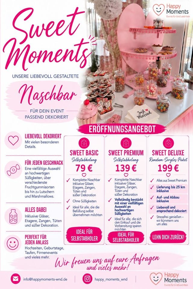 Naschbar Candybar mieten in Namborn – mobile Bar – 2