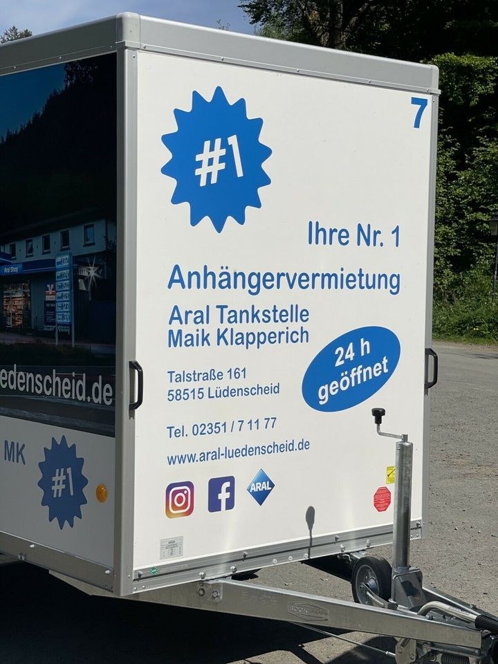 Motorradanhänger Kofferanhänger Rampe mieten bei Solutions & Sales – 2