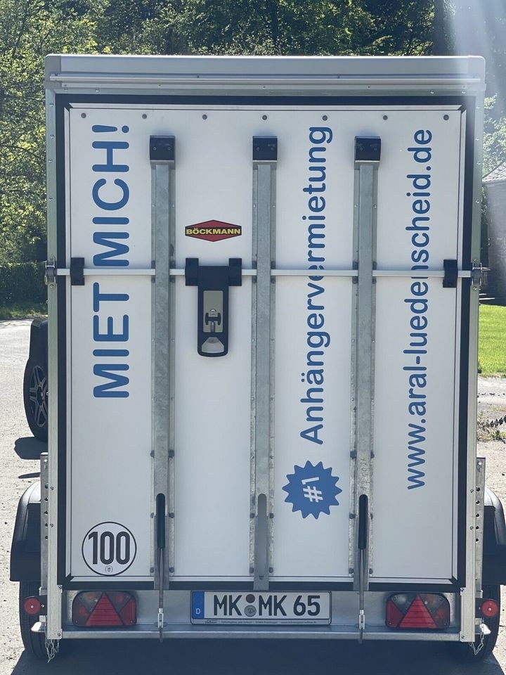 Motorradanhänger Kofferanhänger Rampe mieten bei Solutions & Sales – 3