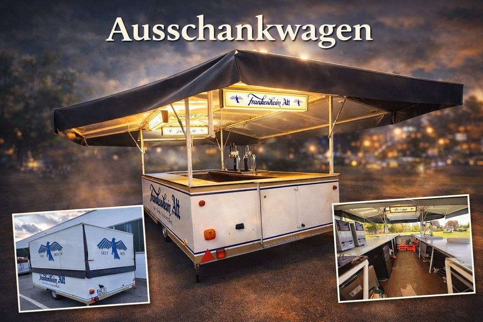 Ausschankwagen Bierwagen Getränkewagen Kellner mieten in Kaarst