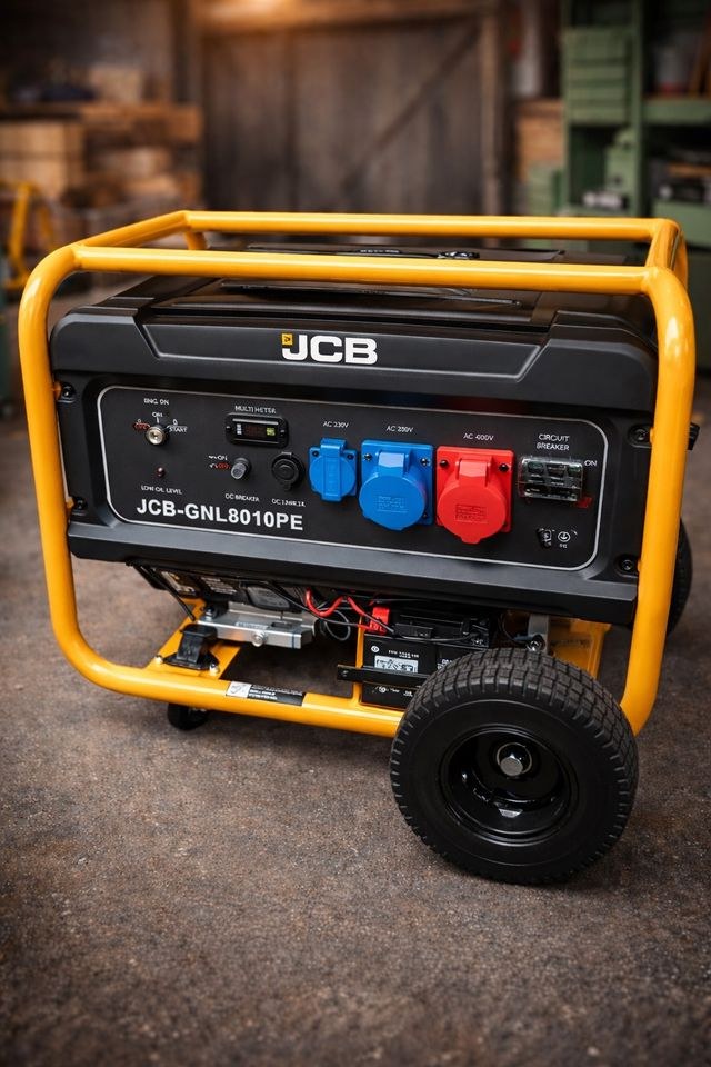 Stromgenerator Stromaggregat Stromerzeuger JCB mieten in Kaarst