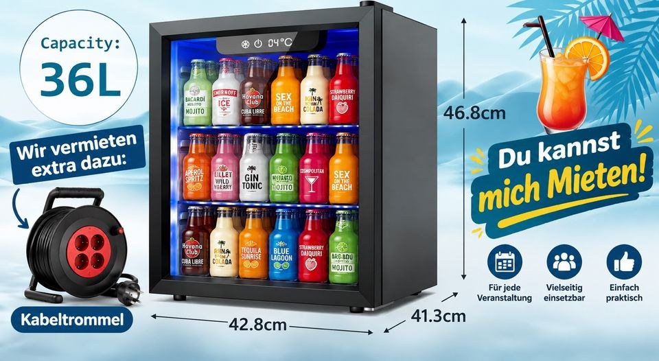 Mobile Cocktail Bar Verleihvon Zubehör mieten bei Paul-Fabian Harz – 3