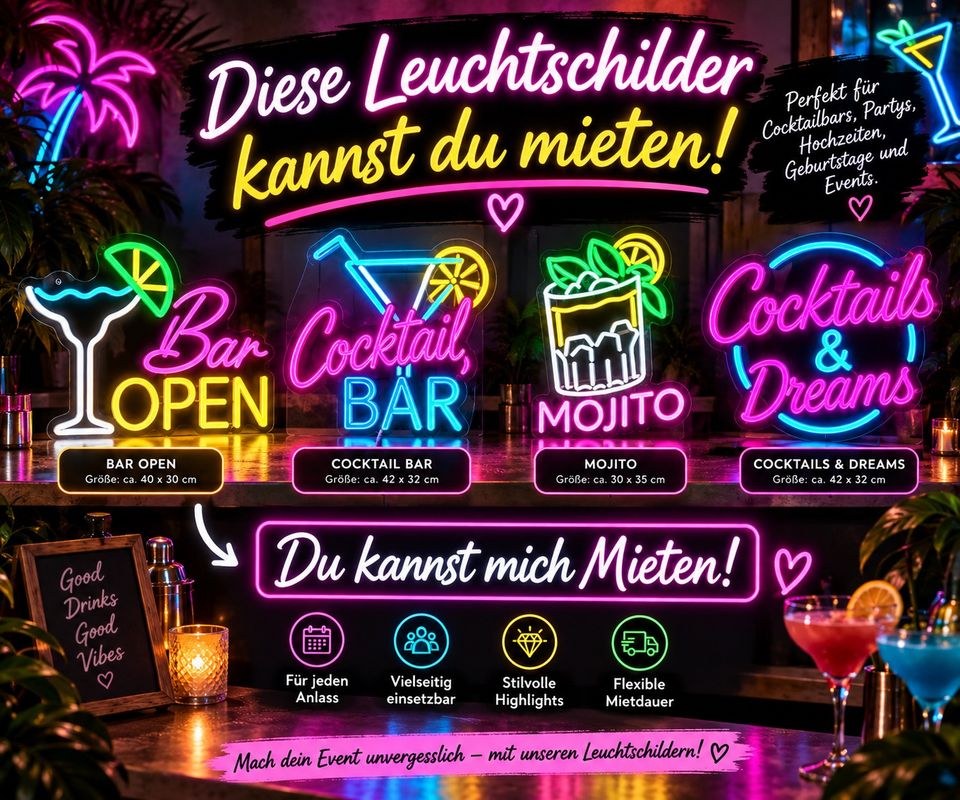 Mobile Cocktail Bar Verleihvon Zubehör mieten bei Paul-Fabian Harz – 4