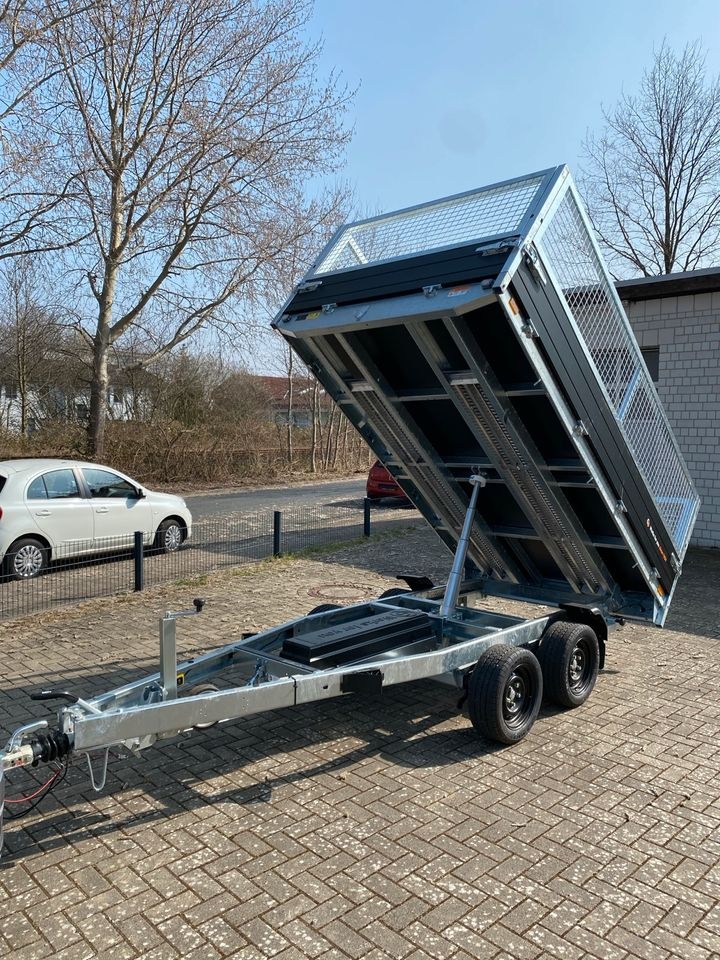 Kipper Kipp Anhänger 2.7t mieten in Meine – für Erde & Schutt – 2