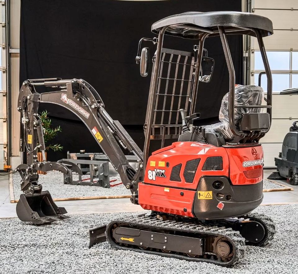 Minibagger 1,7t Rhino Raupe Bauanhänger mieten in Geestland