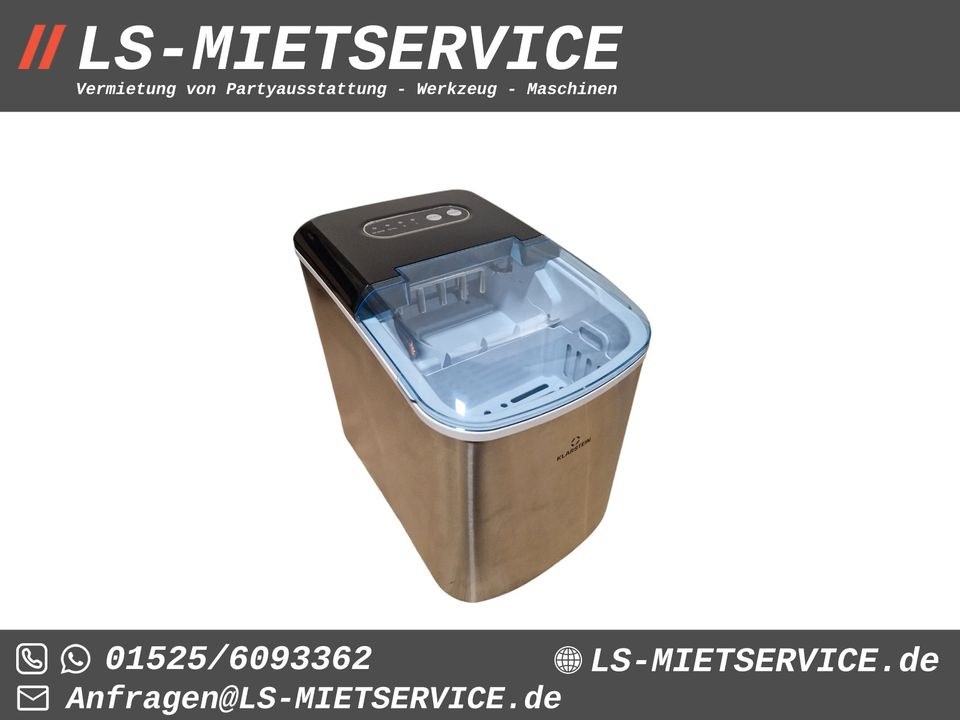 Eiswürfelmaschine Eiswürfelbereiter mieten bei LS-Mietservice