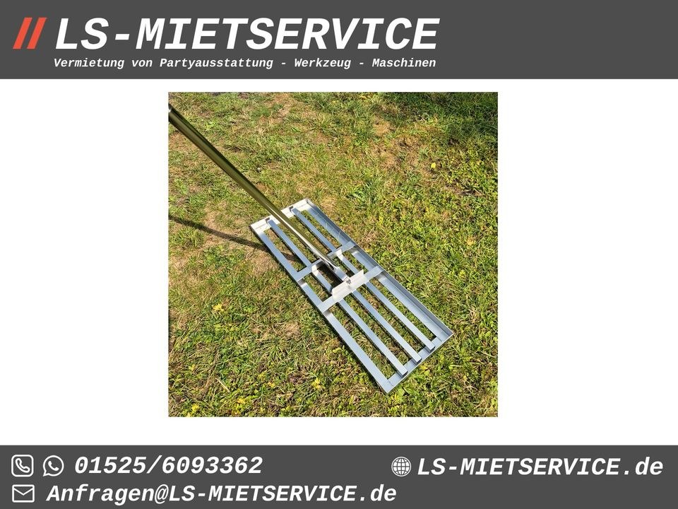 Rasenrakel Nivellierwerkzeug mieten bei LS-Mietservice