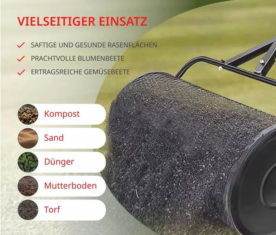 Kompostwalze Kompoststreuer Sandstreuer mieten bei Deichbar – 2