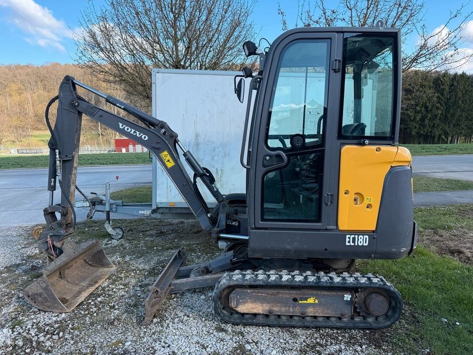 Minibagger 1,8 t mieten bei DH – für Garten, Einfahrt & Fundament