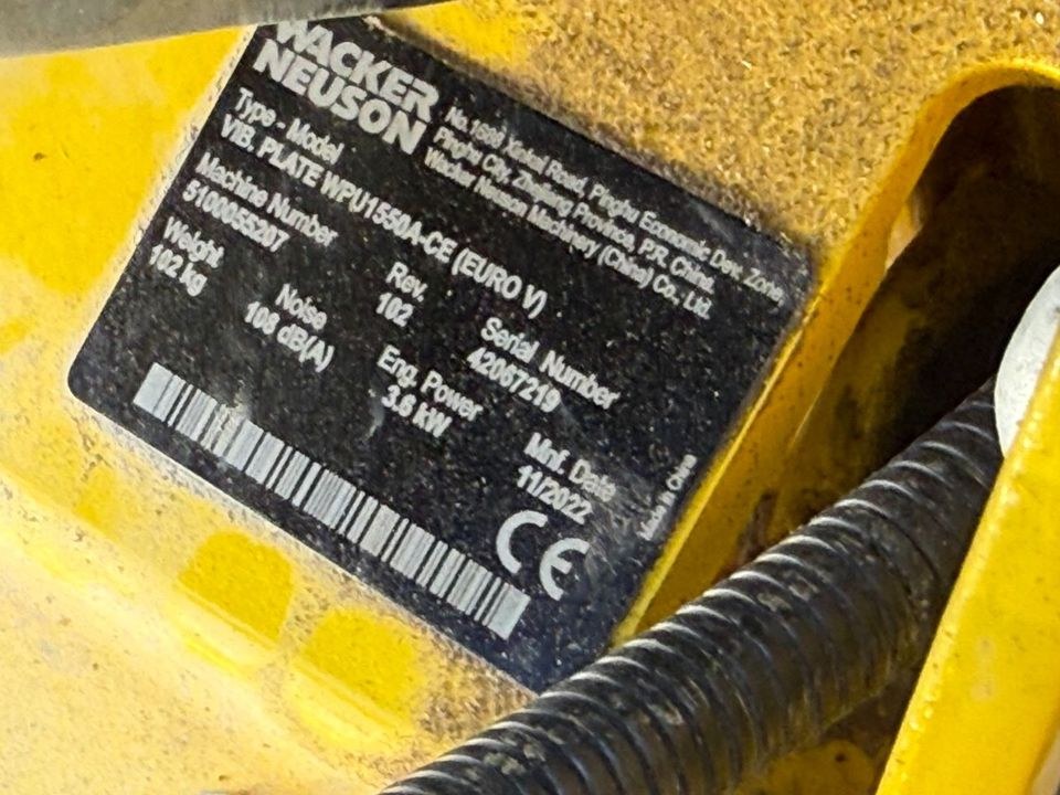 Rüttelpatte Verdichter 100kg 480kg mieten bei DH – 2