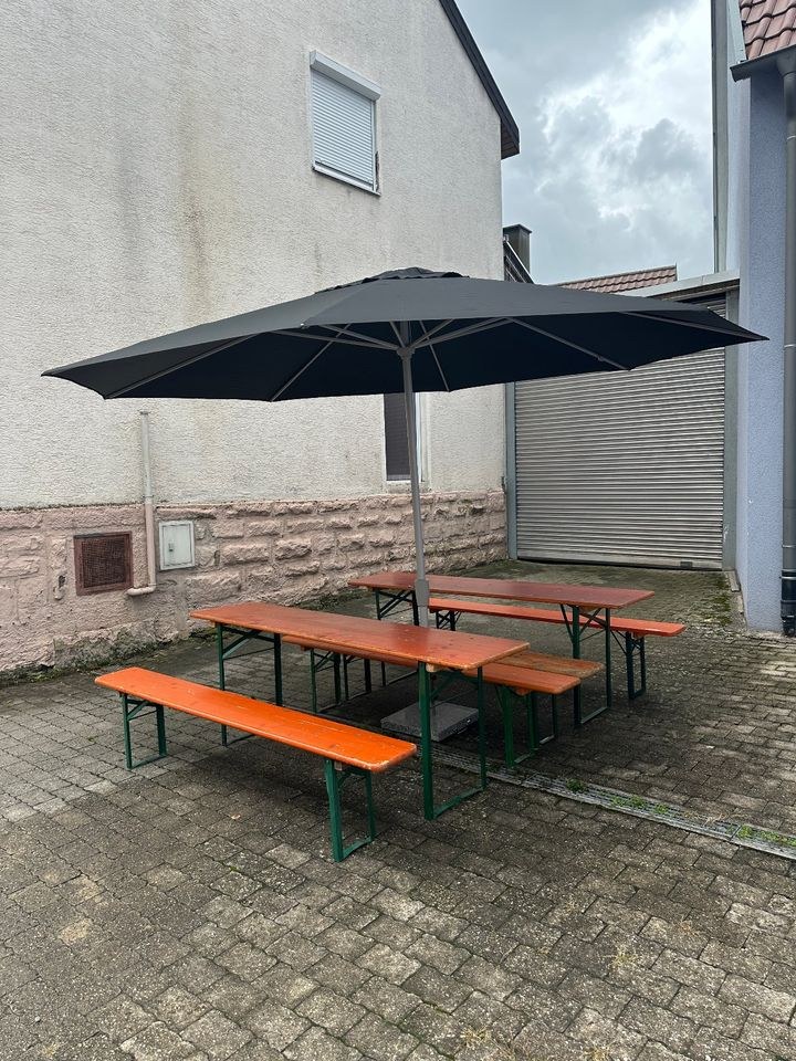 Sonnenschirm Schirmständer Pavillon mieten bei Lucios Vermietung – 2