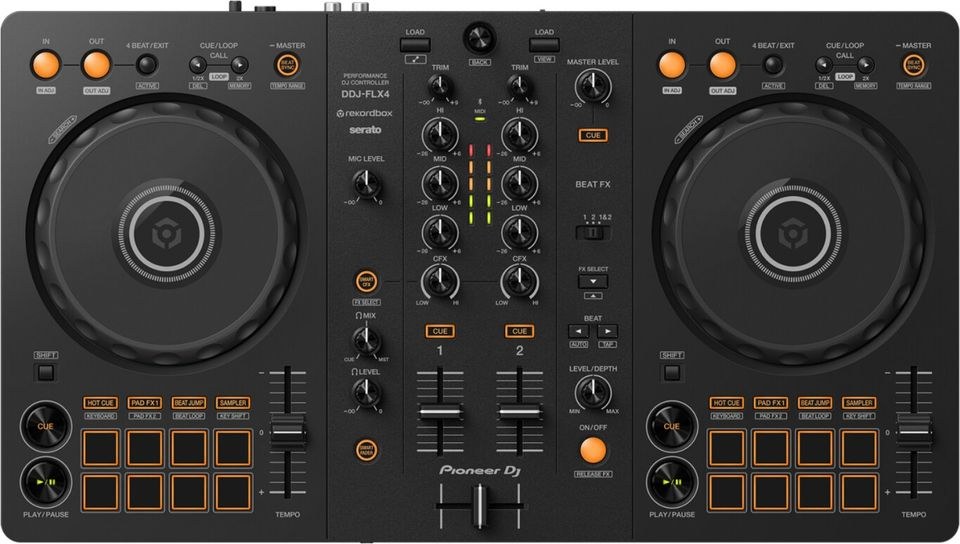 Pioneer DDJ FLX4 Controller Soundbox Lichtshow mieten in Heilbronn