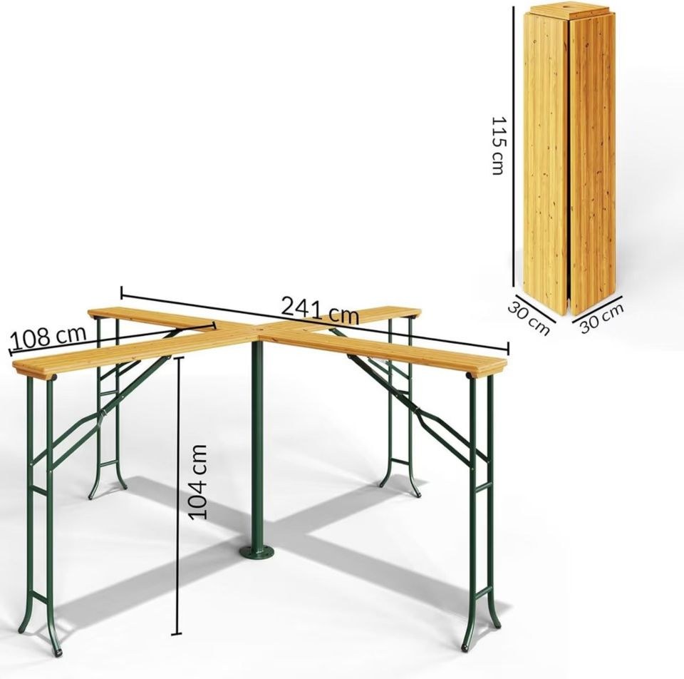 Stehtisch Quattro Kreuz Bartisch mieten bei Lucios Vermietung – 3