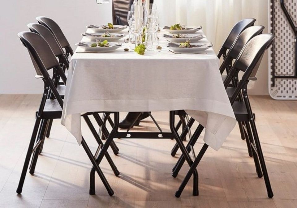 Klappstühle Banketttisch Buffettische Geburstag mieten in Heilbronn – 4