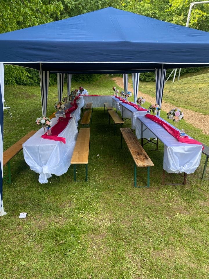 Bierbank Biertisch Biergarnitur Buffettisch mieten in Heilbronn