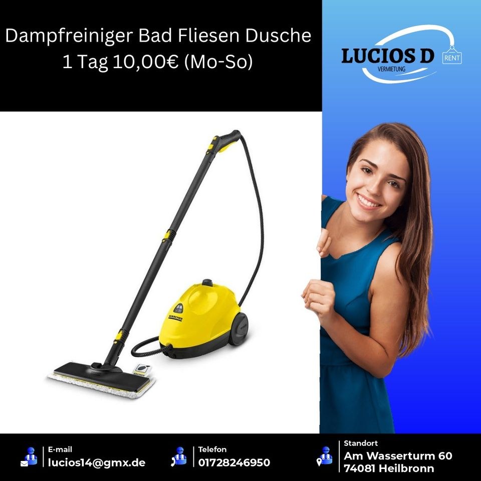 Dampfreiniger Nass Trockensauger KärcherBad mieten in Heilbronn – 3