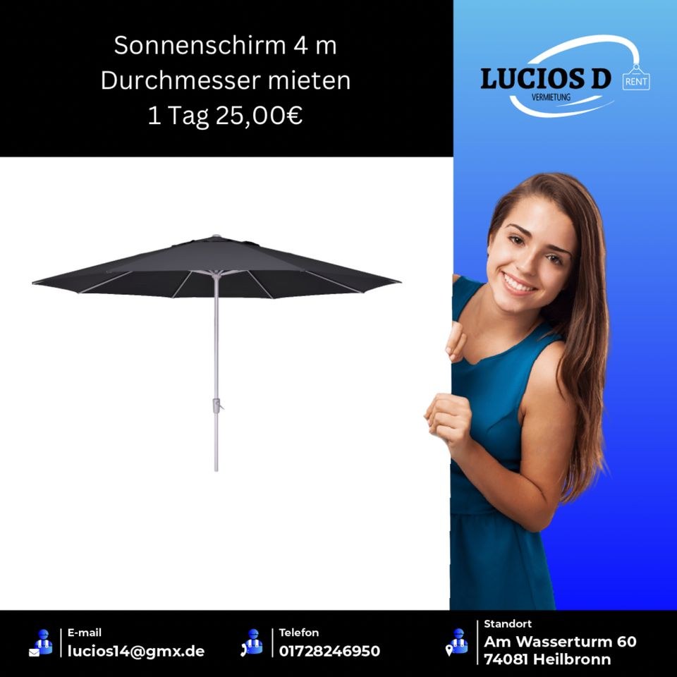 mobil Kompressor Druckluft Sonnenschirm mieten bei Lucios Vermietung – 2