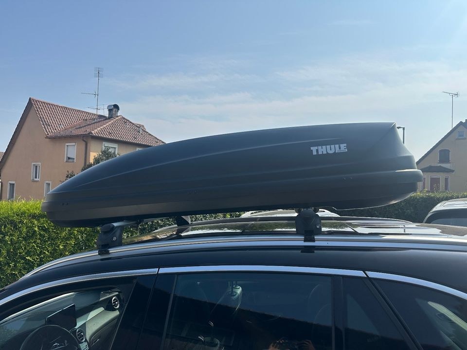 Thule Dachbox Dynamic Pacific Fahrradträger mieten in Heilbronn