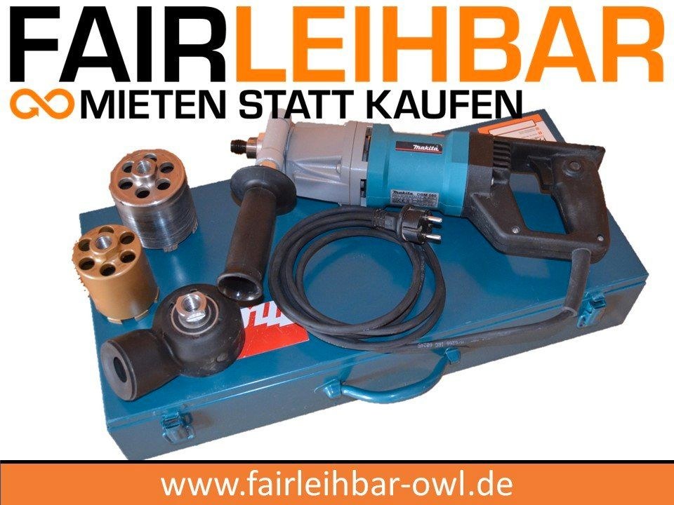 Makita Dosensenker Diamantbohrmaschine mieten bei Fairleihbar