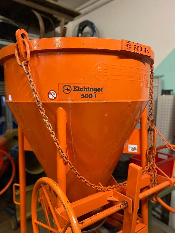 Betonsilo Betonbombe Eichinger 500 Liter mieten in Heiligenhaus