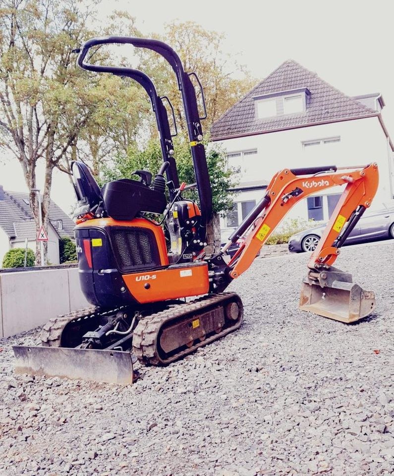 Mini Bagger Kettenbagger Kubota U10 5 Lieferg mieten in Heiligenhaus