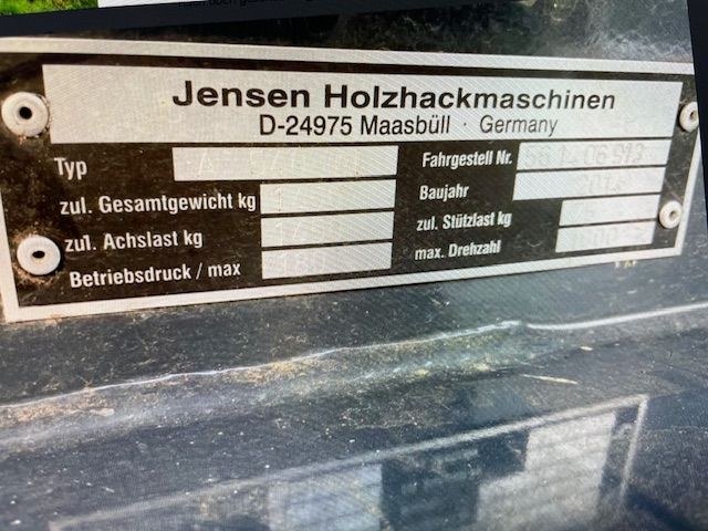 Holzhäcksler Jensen A540 mieten bei Jens Klee & Claas Ahland – 4