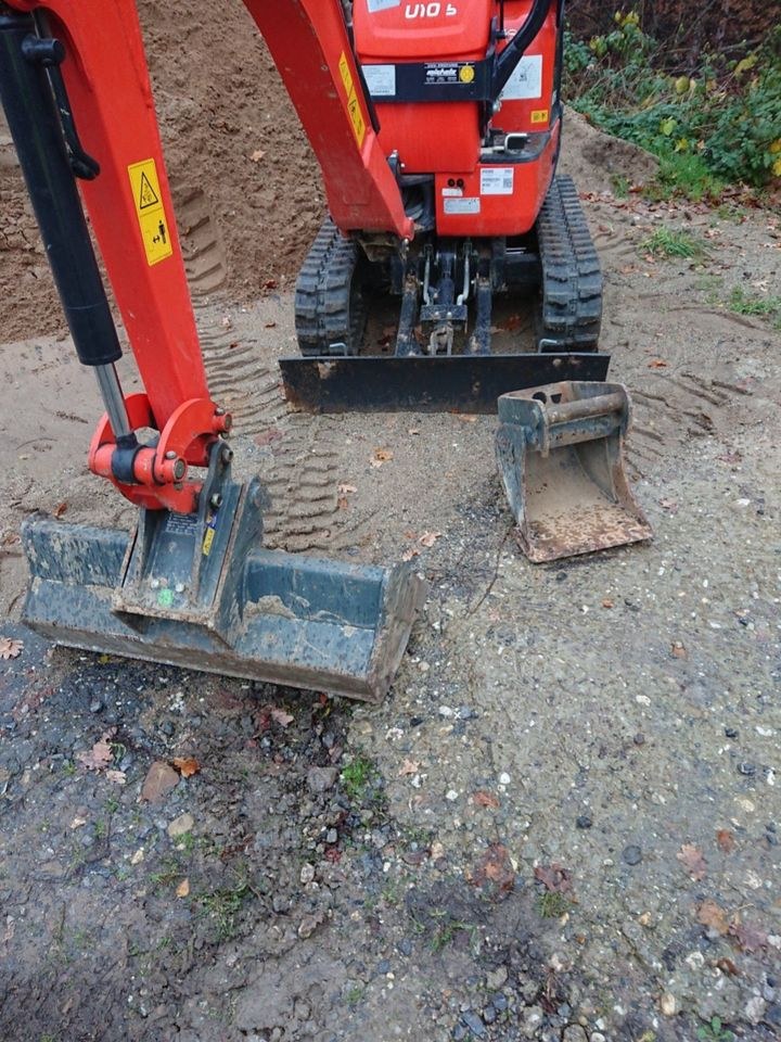 Mini Bagger Kettenbagger Kubota U10 5 Lieferg mieten in Heiligenhaus – 4