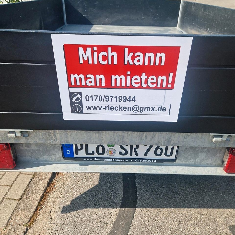 Saris elekrischer Heckkipper Anhänger mieten in Ascheberg – 4