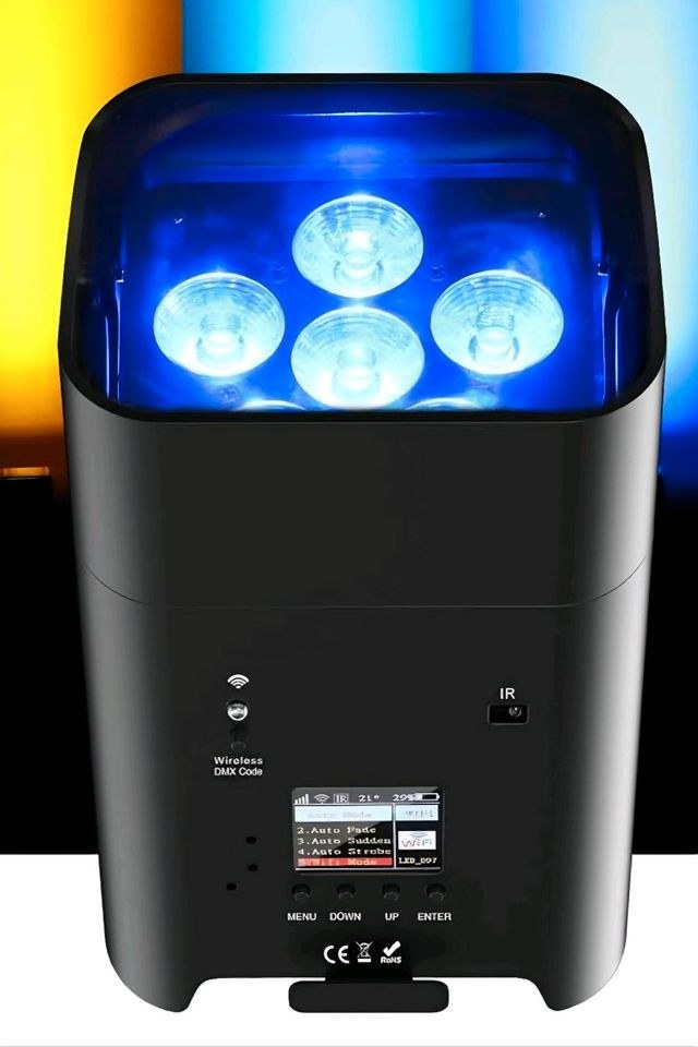Partylicht Ambientelicht Akku LED PAR Strahler mieten in Cuxhaven – 2
